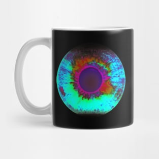 Multicolor Neon Eye / Rainbow Eye Mug